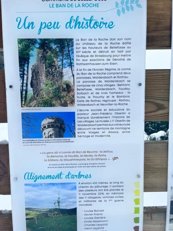 Maison Independante De Montagne En Alsace Bellefosse Eksteriør bilde
